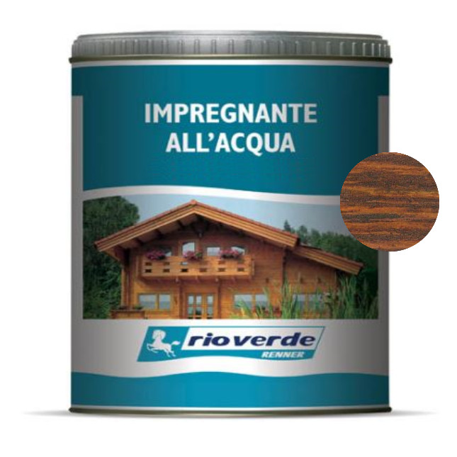 IMPREGNANTE CLASSICO ALL'ACQUA RIOVERDE RM1510 NOCE BRUNO LT. 2,5